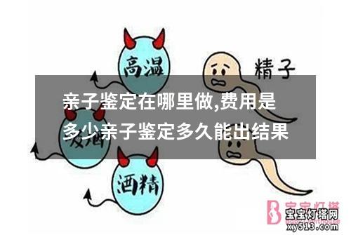 亲子鉴定在哪里做,费用是多少亲子鉴定多久能出结果