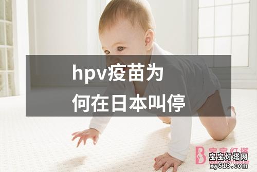 hpv疫苗为何在日本叫停