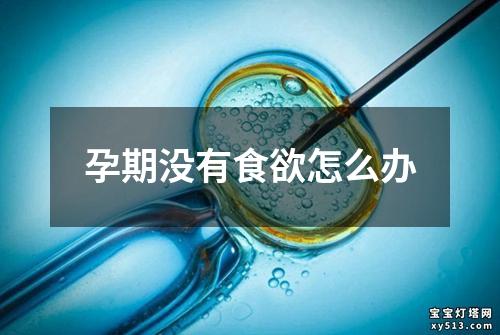 孕期没有食欲怎么办