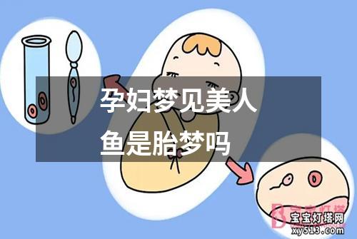 孕妇梦见美人鱼是胎梦吗