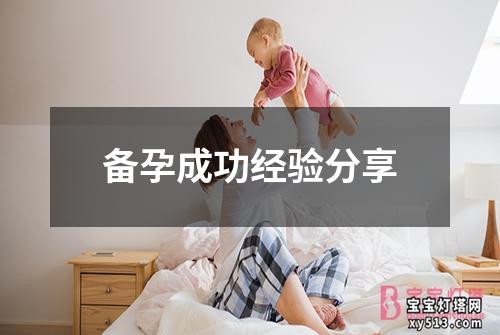 备孕成功经验分享