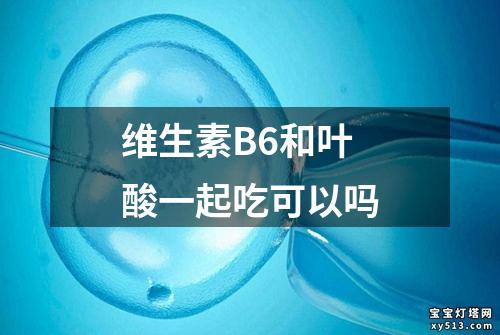 维生素B6和叶酸一起吃可以吗