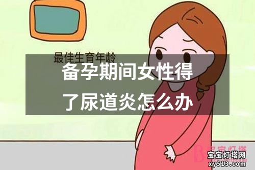 备孕期间女性得了尿道炎怎么办