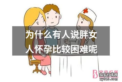 为什么有人说胖女人怀孕比较困难呢