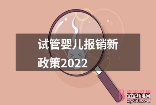 试管婴儿报销新政策2022