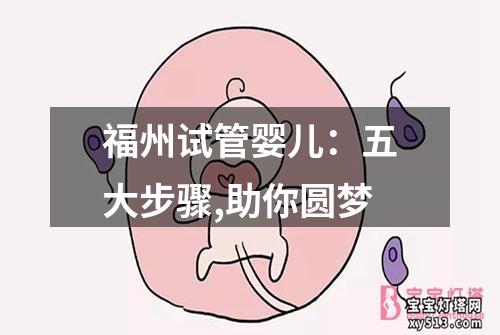 福州试管婴儿：五大步骤,助你圆梦