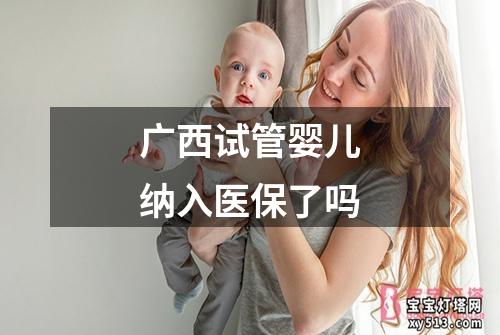 广西试管婴儿纳入医保了吗