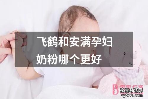 飞鹤和安满孕妇奶粉哪个更好