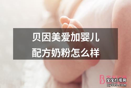 贝因美爱加婴儿配方奶粉怎么样